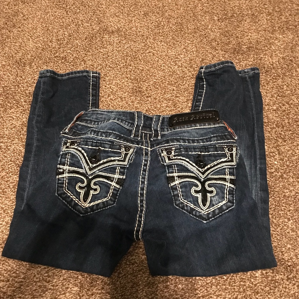 Size 25 Rock Revival Capris